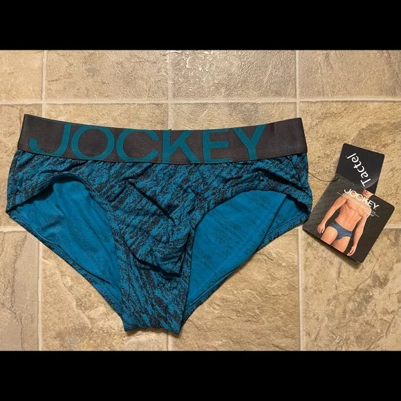 *Rare* Jockey International Collection Tactel® Brief (Teal)